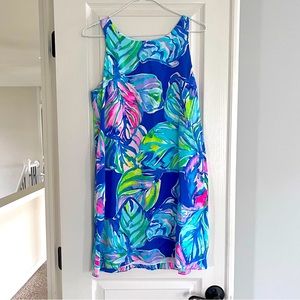 Lilly Pulitzer Jackie Silk Shift Dress Casa Del Sol Size Small